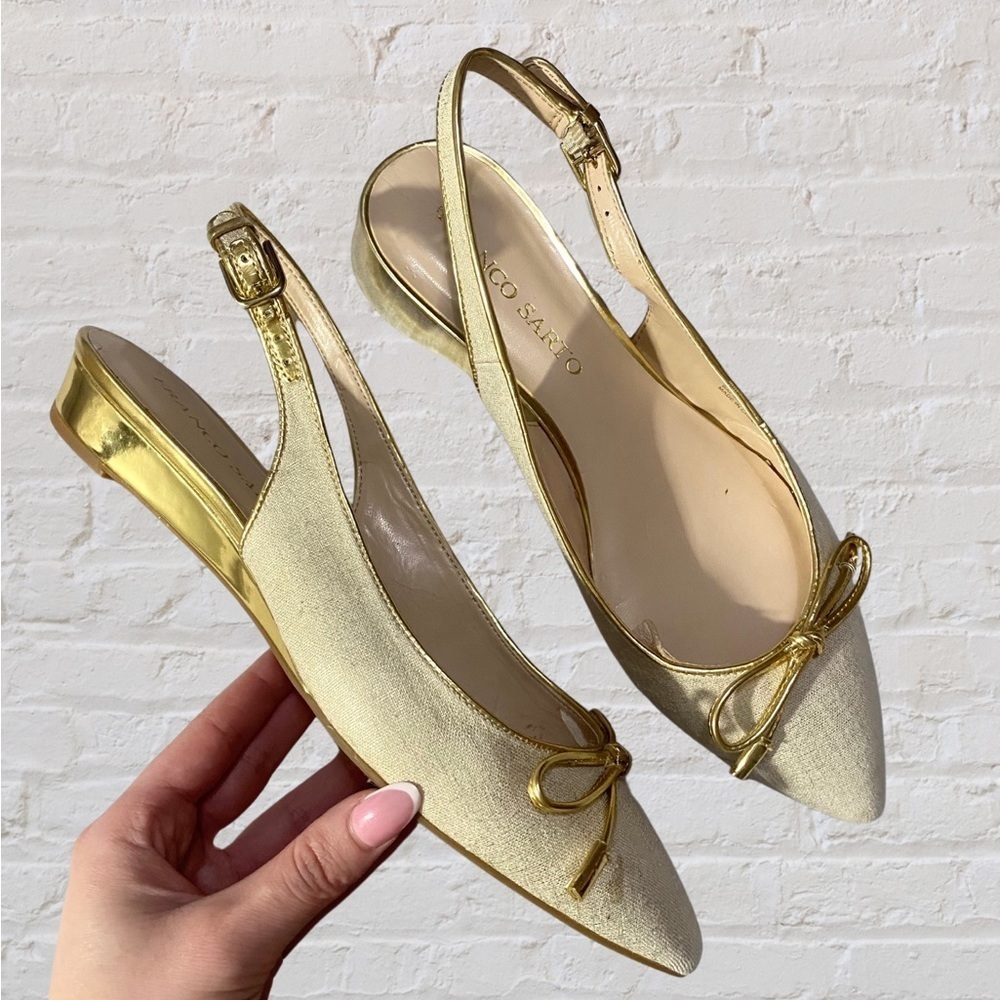 Franco Sarto Pointy Toe Slingback Flats